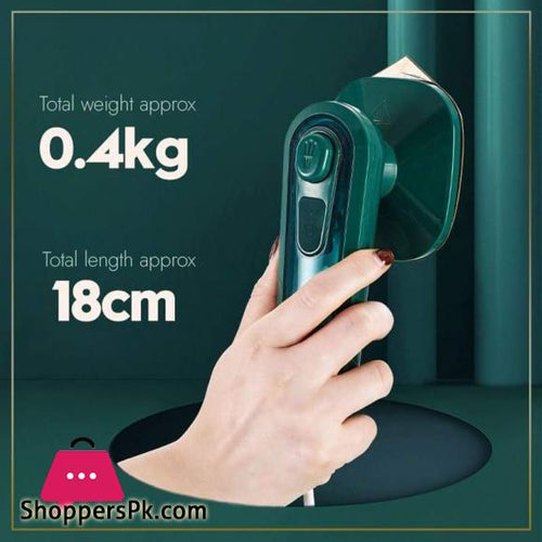 2-in-1 Portable Steam Iron & Garment Steamer – Handheld Clothes Steamer & Wrinkle Remover