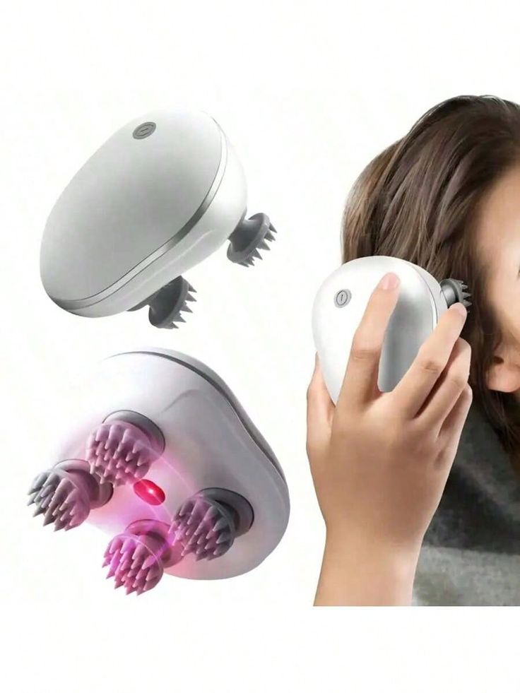 Electric Scalp Massager – Rechargeable Head Massager for Hair & Scalp Care, Stress Relief & Relaxation
