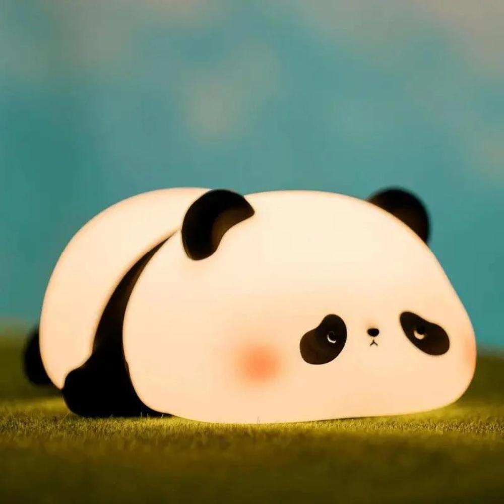 Panda Silicone Night Light – Cute LED Night Lamp with 3 Brightness Levels & Touch Control