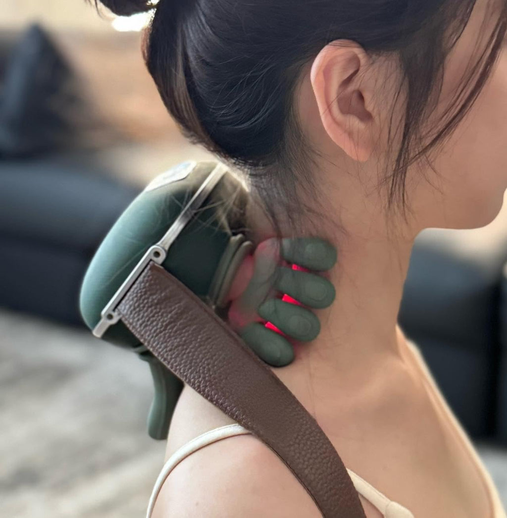 Electric Neck & Shoulder Massager with Heat & Vibration – Portable Relaxation Massage Device